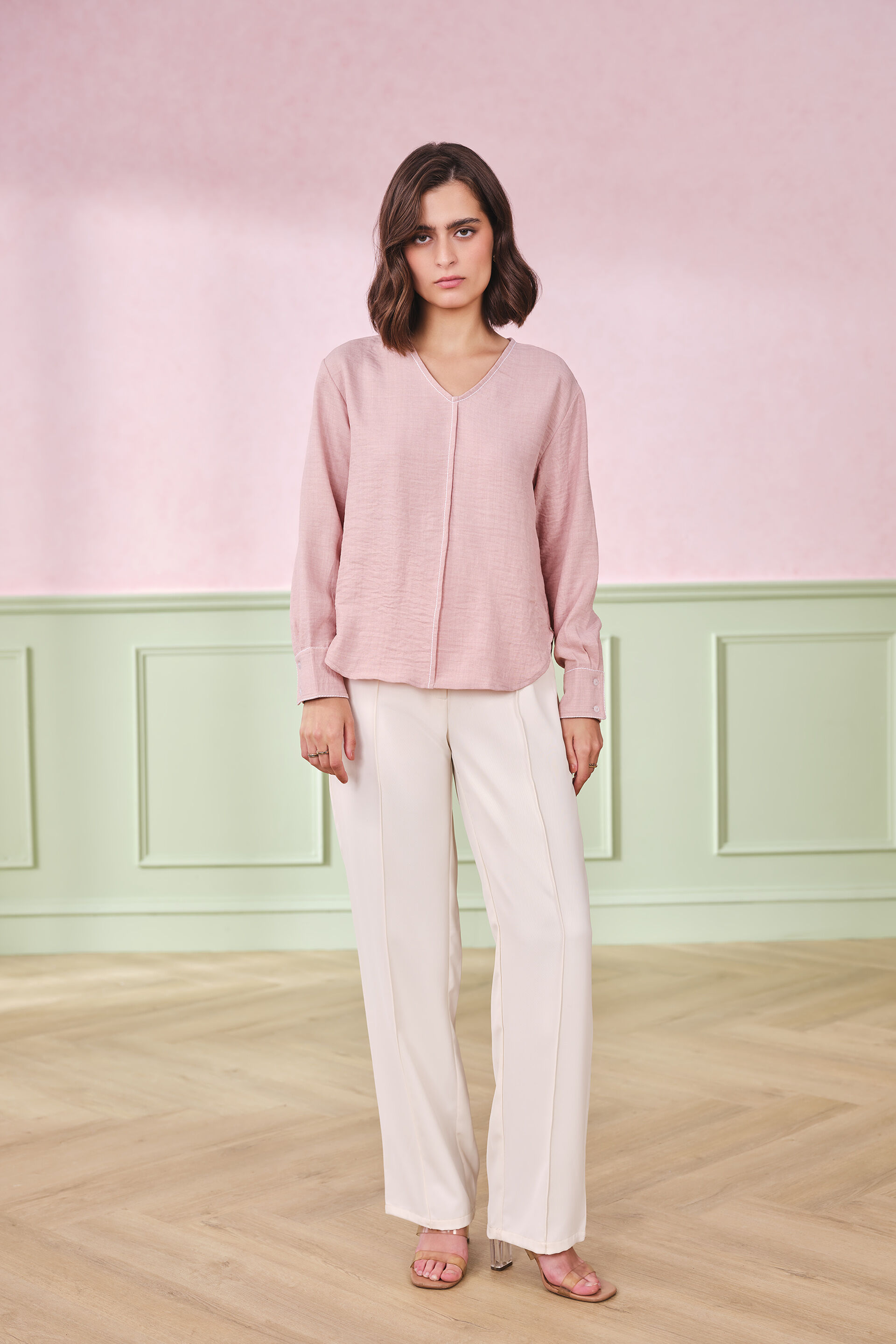 Peach Perfect Top, Peach, image 2